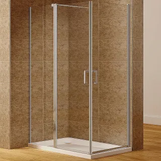 Душевой уголок Aquanet Cinetic AE12-N-120H190U-CT + AE12-N-80H190U-CT 254237 120x80 см стекло прозрачное профиль хром